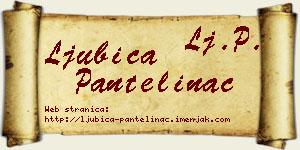 Ljubica Pantelinac vizit kartica